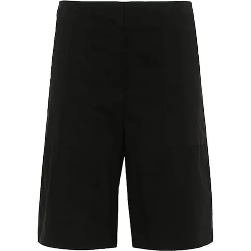 Linen Shorts with Pockets , female, Sizes: XS, S, M - Theory - Modalova