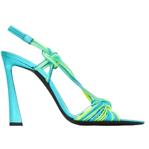 Gippy 120mm Knot-Detail High Heel Sandals , female, Sizes: 5 UK, 4 1/2 UK, 6 1/2 UK, 7 1/2 UK, 5 1/2 UK, 7 UK - Saint Laurent - Modalova