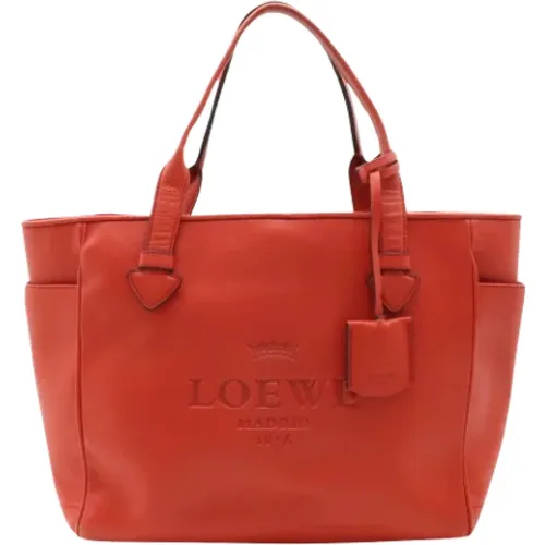 Pre-owned Leather handbags , female, Sizes: ONE SIZE - Loewe Pre-owned - Modalova