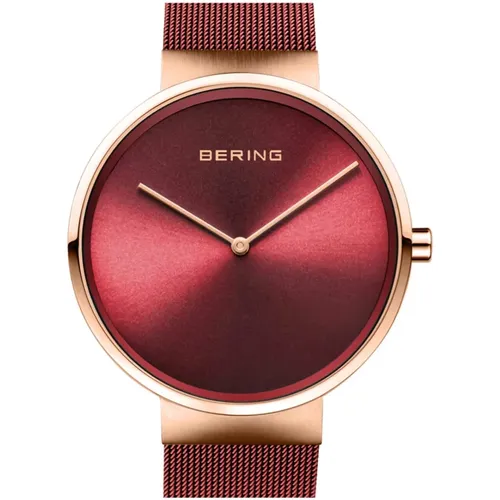 Red Steel Ladies Quartz Watch , female, Sizes: ONE SIZE - Bering - Modalova