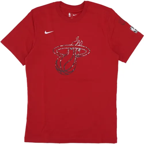 Miami Heat City Connect Tee , Herren, Größe: L - Nike - Modalova