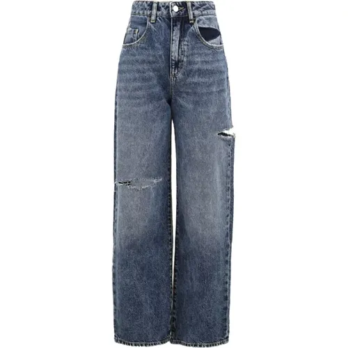 Los Angeles Poppy Dark Jeans , Damen, Größe: W28 - Icon Denim - Modalova