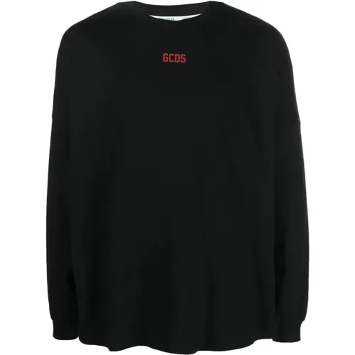 Eco Logo Sweatshirt Casual Style , male, Sizes: M, L - Gcds - Modalova