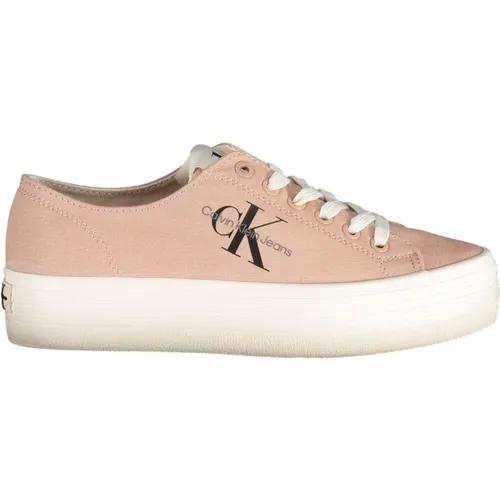 Rose Sneakers im Sportschuhstil , Damen, Größe: 41 EU - Calvin Klein - Modalova