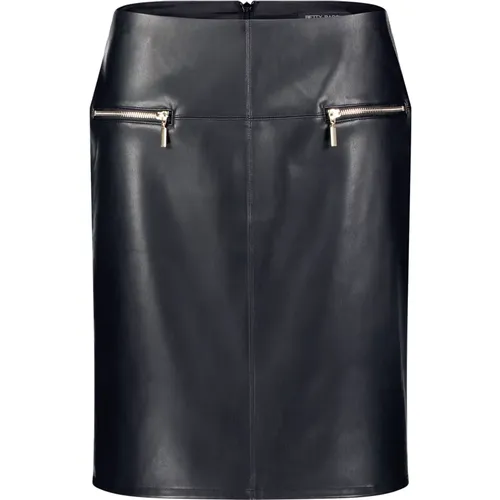 Faux Leather Zipper Skirt , Damen, Größe: 2XL - Betty Barclay - Modalova