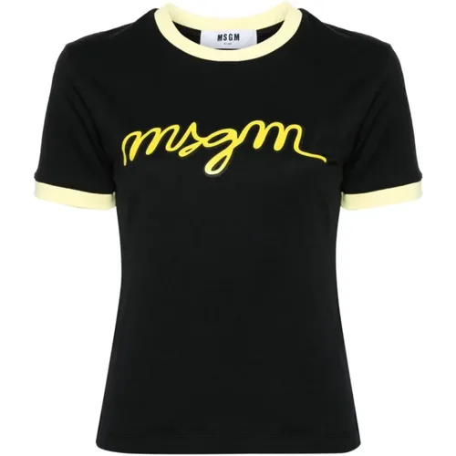 Stylish T-shirt for Men and Women , female, Sizes: S - Msgm - Modalova