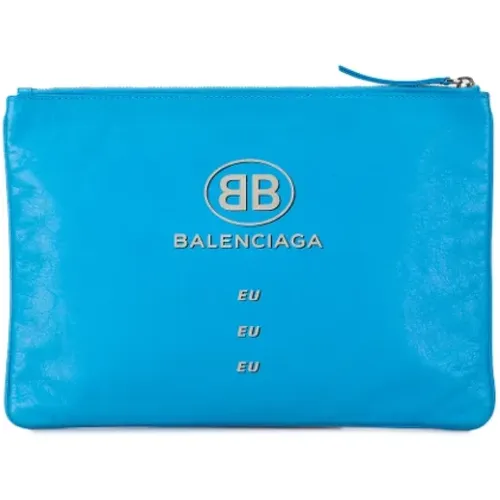 Pre-owned Leather wallets , female, Sizes: ONE SIZE - Balenciaga Vintage - Modalova