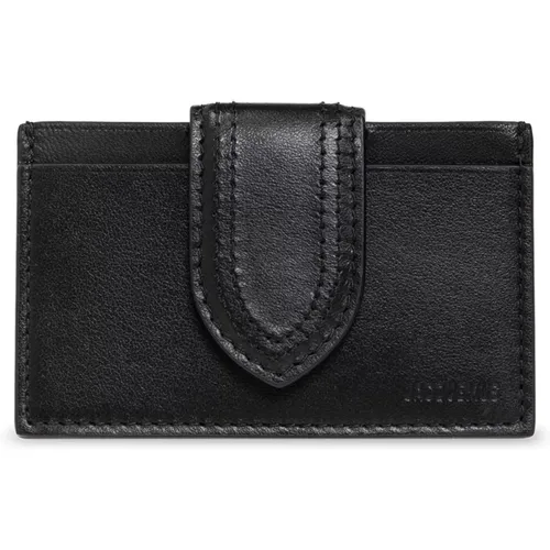 Leather card holder , female, Sizes: ONE SIZE - Jacquemus - Modalova