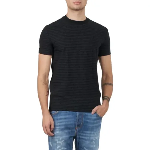 Herren Rundhals T-Shirt , Herren, Größe: M - Dsquared2 - Modalova