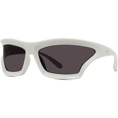 Modern Bevelled Mask Sunglasses Solid , female, Sizes: 70 MM, ONE SIZE - Loewe - Modalova