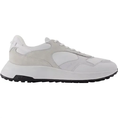 Canvas Hyperlight Sneakers with 3.5 cm Heel , male, Sizes: 9 UK, 8 UK, 5 1/2 UK, 5 UK, 6 UK, 8 1/2 UK, 7 UK, 6 1/2 UK - Hogan - Modalova