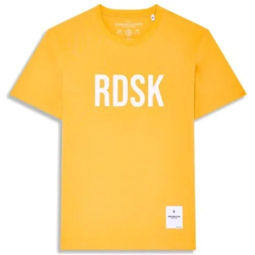 Bedrucktes Logo T-Shirt - Gelb , Herren, Größe: M - Redskins - Modalova