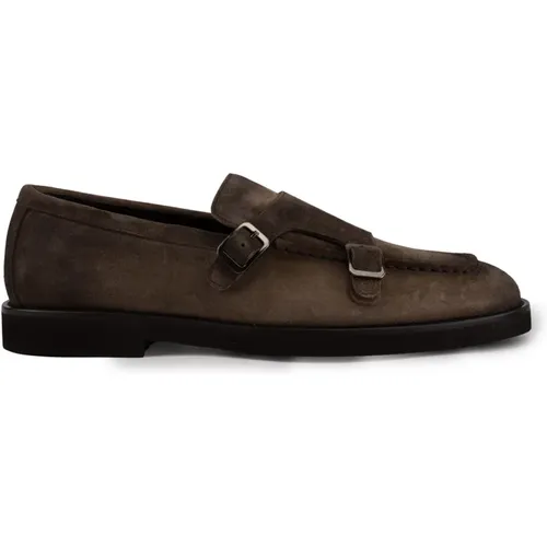 Wildleder Slip-On Herren Loafers , Herren, Größe: 43 1/2 EU - Doucal's - Modalova