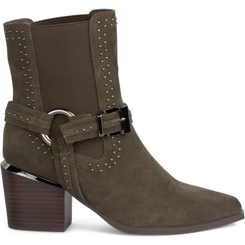 Heeled ankle boots with elastic , female, Sizes: 9 UK, 4 UK, 8 UK, 6 UK, 3 UK, 7 UK, 5 UK - Alma en Pena - Modalova