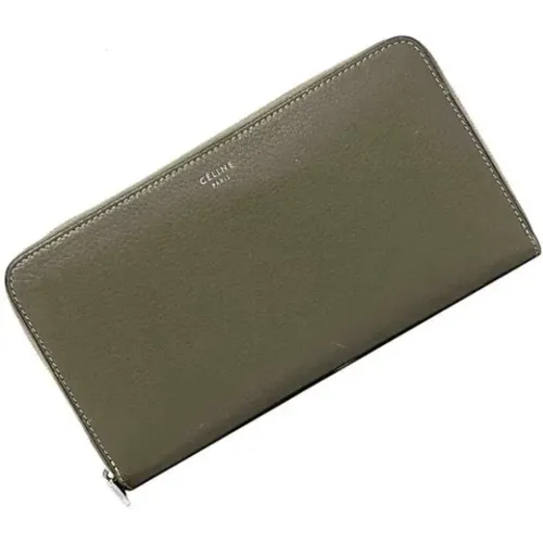 Pre-owned Leather wallets , female, Sizes: ONE SIZE - Celine Vintage - Modalova