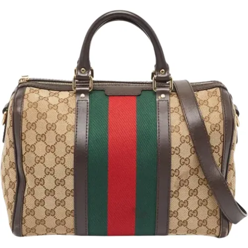 Pre-owned Canvas gucci-bags , female, Sizes: ONE SIZE - Gucci Vintage - Modalova