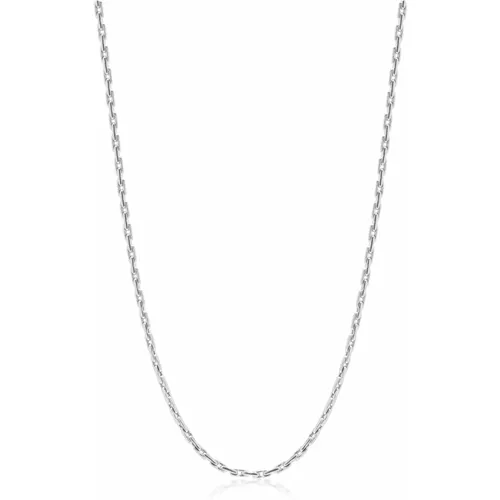 Men's Stainless Steel Paperclip Chain , male, Sizes: M, 2XL - Nialaya - Modalova