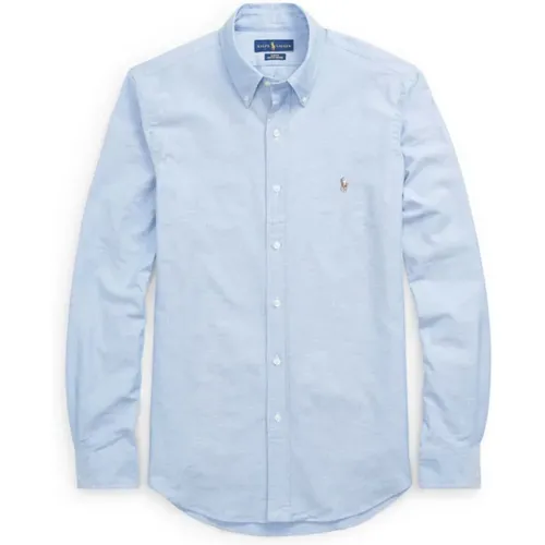 Slim Fit Oxford Shirt - Light , male, Sizes: M, XL, L, XS, 2XL - Ralph Lauren - Modalova