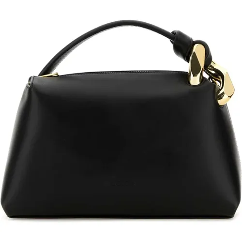 Leather Corner Handbag , female, Sizes: ONE SIZE - JW Anderson - Modalova