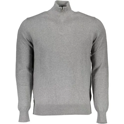 Eco-Friendly Half-Zip Long Sleeve Sweater , male, Sizes: 2XL, 3XL, XL - North Sails - Modalova