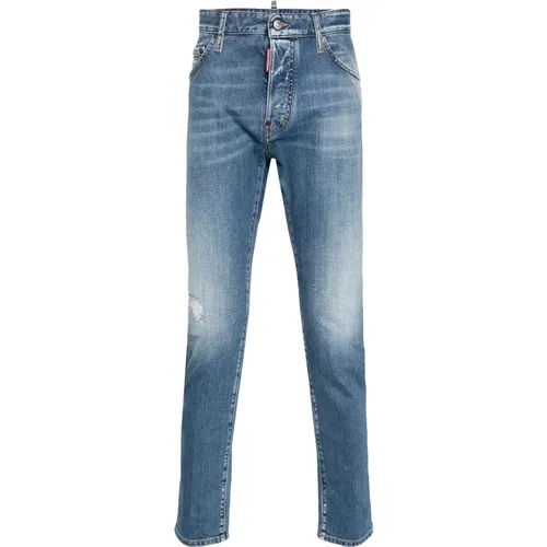 Klare Blaue Jeans , Herren, Größe: L - Dsquared2 - Modalova