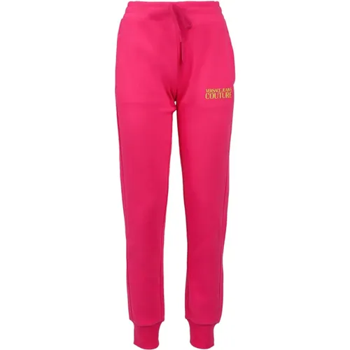 Joggers mit Logo-Print , Damen, Größe: S - Versace Jeans Couture - Modalova