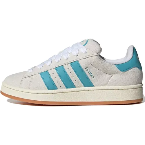 Campus 00s Crystal White Preloved Blue Sneaker , female, Sizes: 7 UK, 3 2/3 UK, 6 1/3 UK, 5 UK, 8 1/3 UK, 5 2/3 UK, 3 UK, 7 2/3 UK - Adidas - Modalova