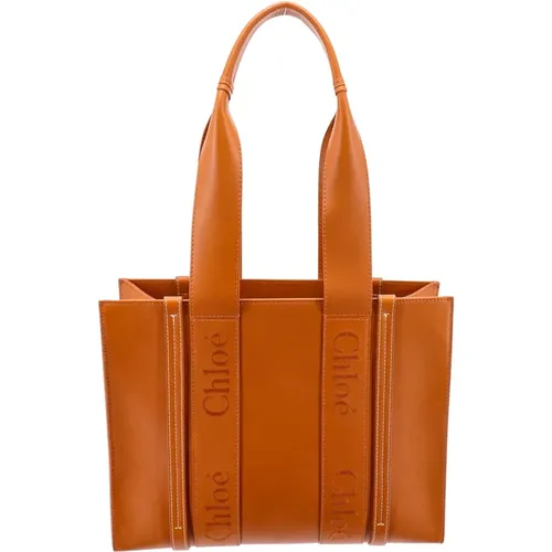 Elegant Leather Shoulder Bag , female, Sizes: ONE SIZE - Chloé - Modalova