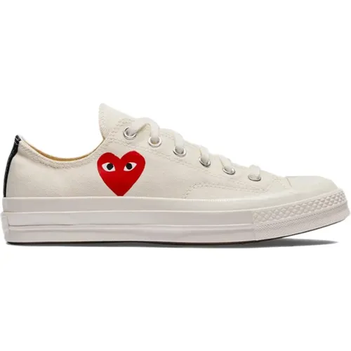 Chuck Taylor Low Top Sneakers Weiß , Damen, Größe: 35 EU - Comme des Garçons Play - Modalova