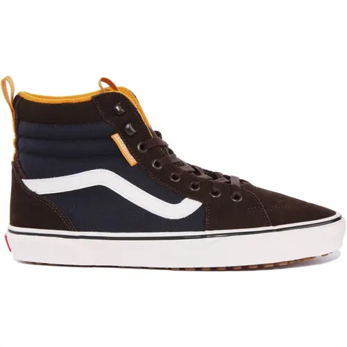 Filmore Hi Top Trainers Brown Blue , male, Sizes: 10 UK - Vans - Modalova