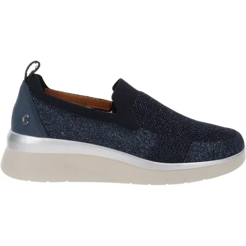 Bequeme Stoff Sneakers , Damen, Größe: 37 EU - Cinzia Soft - Modalova