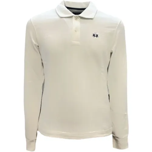 Einfaches Herren Polo Shirt mit Frontlogo - LA MARTINA - Modalova