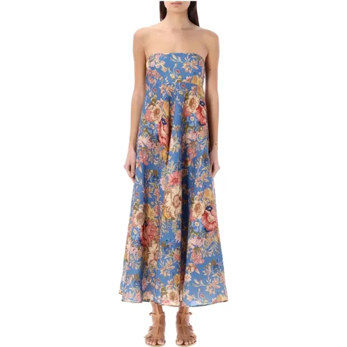 Floral Long Dress , female, Sizes: S - Zimmermann - Modalova