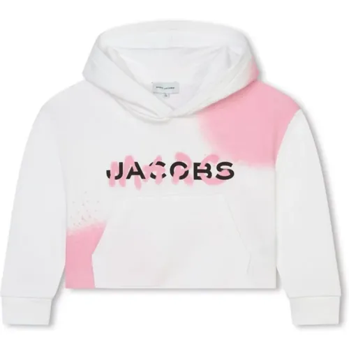 Weißer Spray-Paint Logo Pullover - Marc Jacobs - Modalova