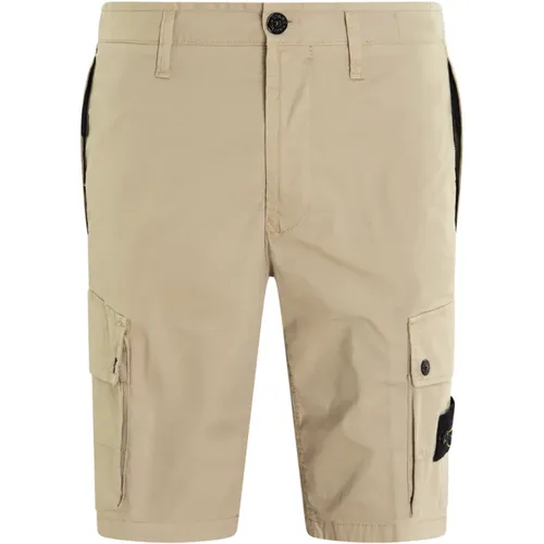 Men's Bermuda Shorts , male, Sizes: W33, W32, W29 - Stone Island - Modalova