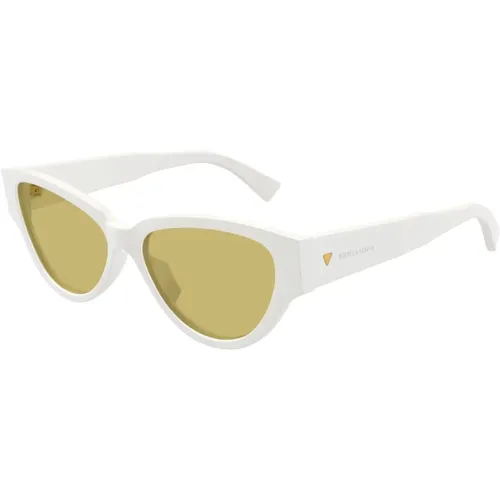 Bv1319S 004 Sunglasses , female, Sizes: 56 MM - Bottega Veneta - Modalova