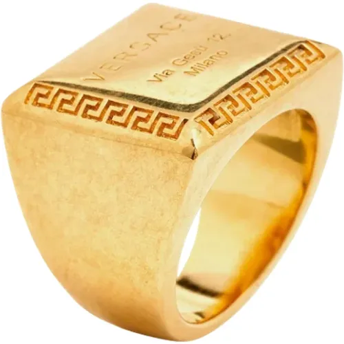 Pre-owned Gold ringe , Damen, Größe: ONE Size - Versace Pre-owned - Modalova