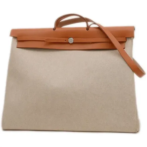 Pre-owned Canvas shoulder-bags , female, Sizes: ONE SIZE - Hermès Vintage - Modalova