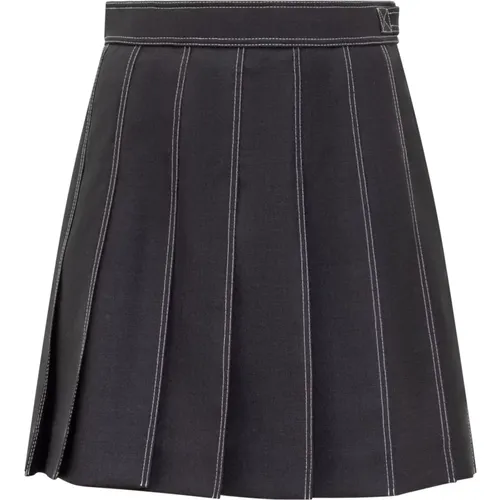 Mini Pleated Skirt , female, Sizes: 2XS, S - Thom Browne - Modalova