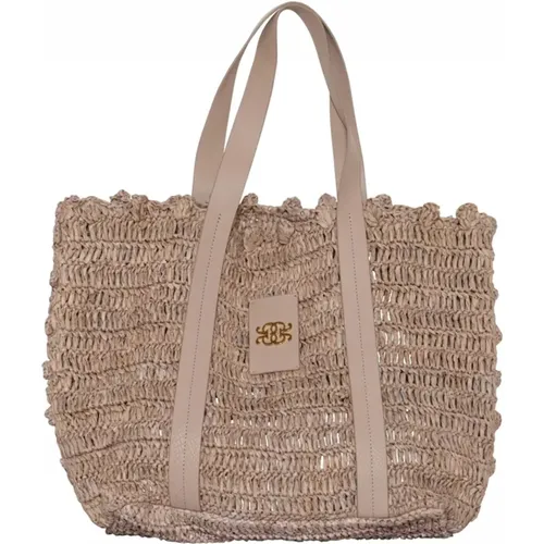 Shopper Bag Tasker Sand , Damen, Größe: ONE Size - Gustav - Modalova