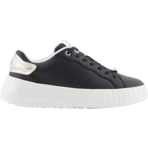 Schwarze Sneakers für Frauen , Damen, Größe: 39 EU - Armani Exchange - Modalova