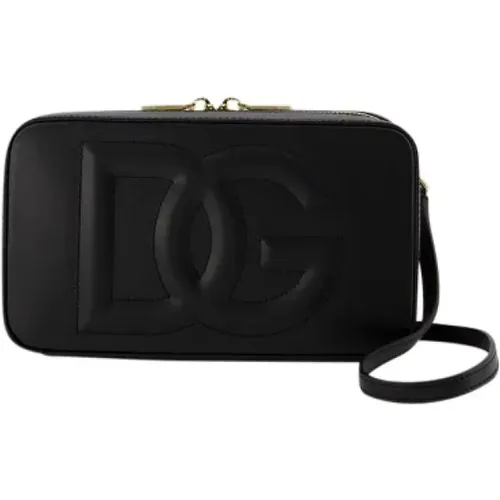 Leather crossbody-bags , female, Sizes: ONE SIZE - Dolce & Gabbana - Modalova