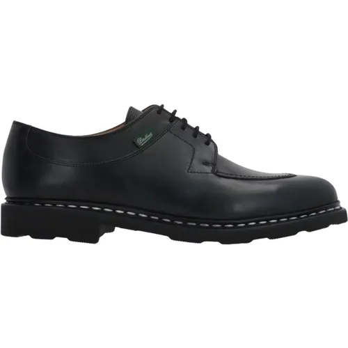 Leather Derby Flat Shoes , male, Sizes: 7 UK, 8 UK, 10 UK - Paraboot - Modalova