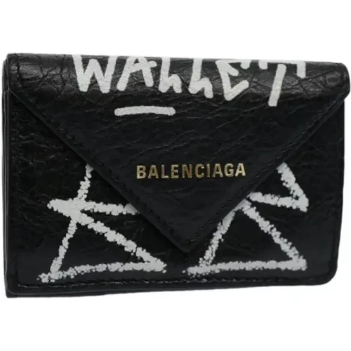 Pre-owned Leather wallets , female, Sizes: ONE SIZE - Balenciaga Vintage - Modalova