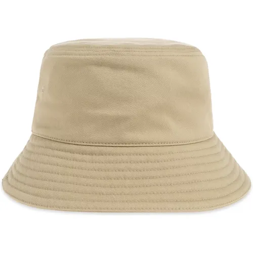 Bucket hat with logo , male, Sizes: L, S, M - Burberry - Modalova