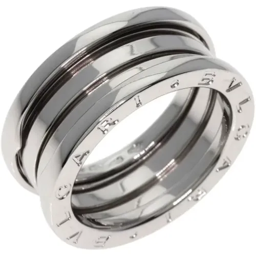 Pre-owned White Gold rings , female, Sizes: ONE SIZE - Bvlgari Vintage - Modalova