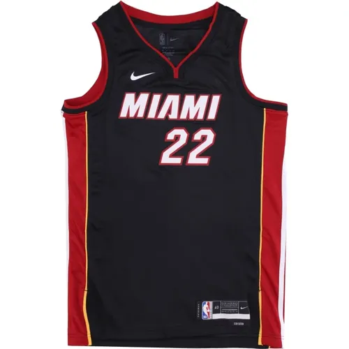 Miami Heat Basketball Tank Top , Herren, Größe: L - Nike - Modalova