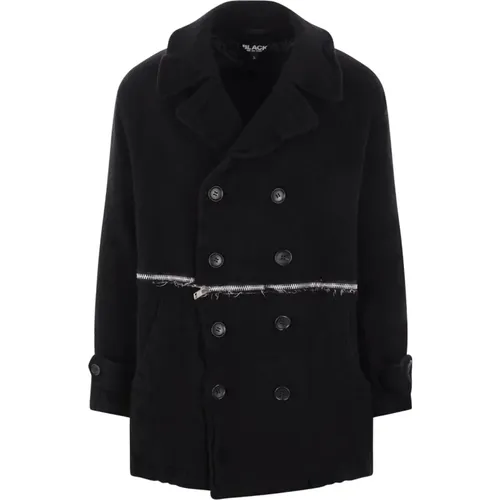 Wool Double-Breasted Coat , male, Sizes: L, S, M - Comme des Garçons - Modalova