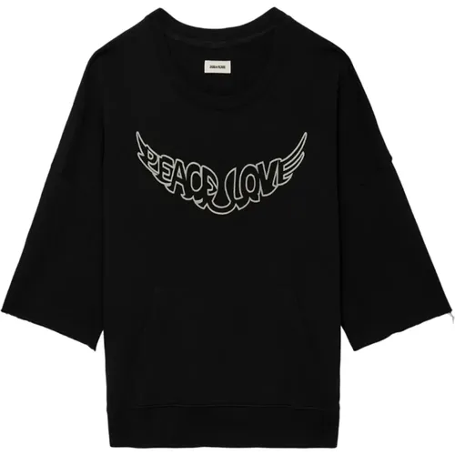 Schwarze Pullover Kollektion , Damen, Größe: XS - Zadig & Voltaire - Modalova