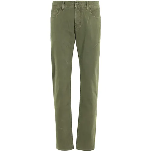 Stretch Gabardine Pants , male, Sizes: W31, W35, W33, W32, W34, W36, W37 - Jacob Cohën - Modalova